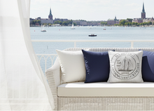 Laden Sie das Bild in den Galerie-Viewer, Kissenbezug Ocean HAMBURG 45x45 cm