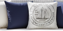 Laden Sie das Bild in den Galerie-Viewer, Kissenbezug Ocean HAMBURG 45x45 cm