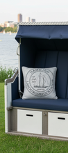 Laden Sie das Bild in den Galerie-Viewer, Kissenbezug Ocean HAMBURG 45x45 cm