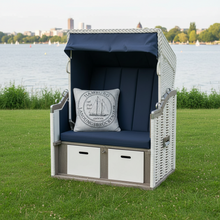 Laden Sie das Bild in den Galerie-Viewer, Kissenbezug Ocean HAMBURG 45x45 cm