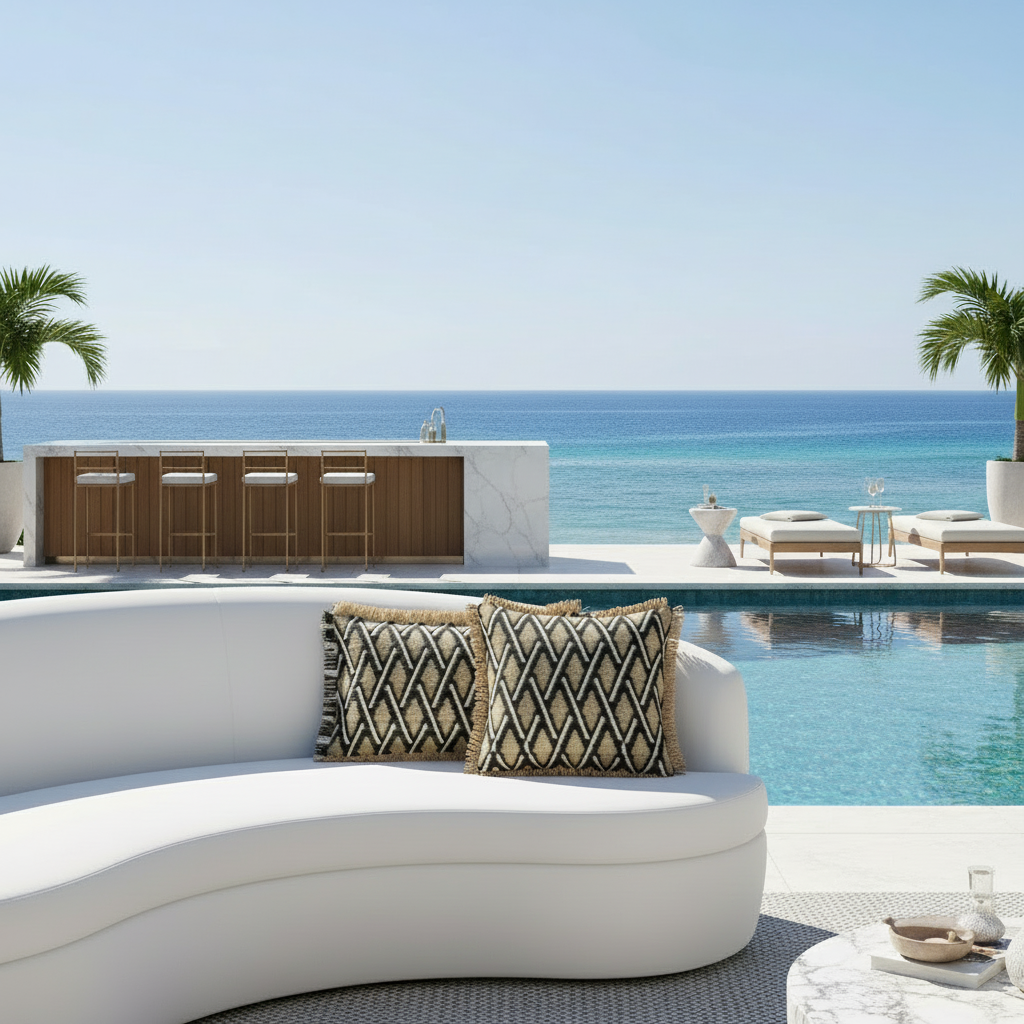 Outdoor/Indoor Kissen  TULUM 45 x 45 CM