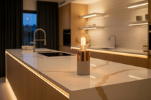 Laden Sie das Bild in den Galerie-Viewer, Tischleuchte Athen Beton/Kupfer Villeroy &amp; Boch