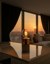 Laden Sie das Bild in den Galerie-Viewer, Tischleuchte Athen Beton/Kupfer Villeroy &amp; Boch