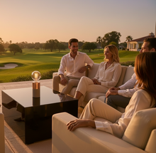 Laden Sie das Bild in den Galerie-Viewer, Tischleuchte Athen Beton/Kupfer Villeroy &amp; Boch