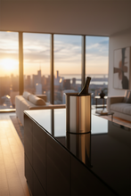 Laden Sie das Bild in den Galerie-Viewer, Flaschenkühler LOUNGE in Edelstahl matt